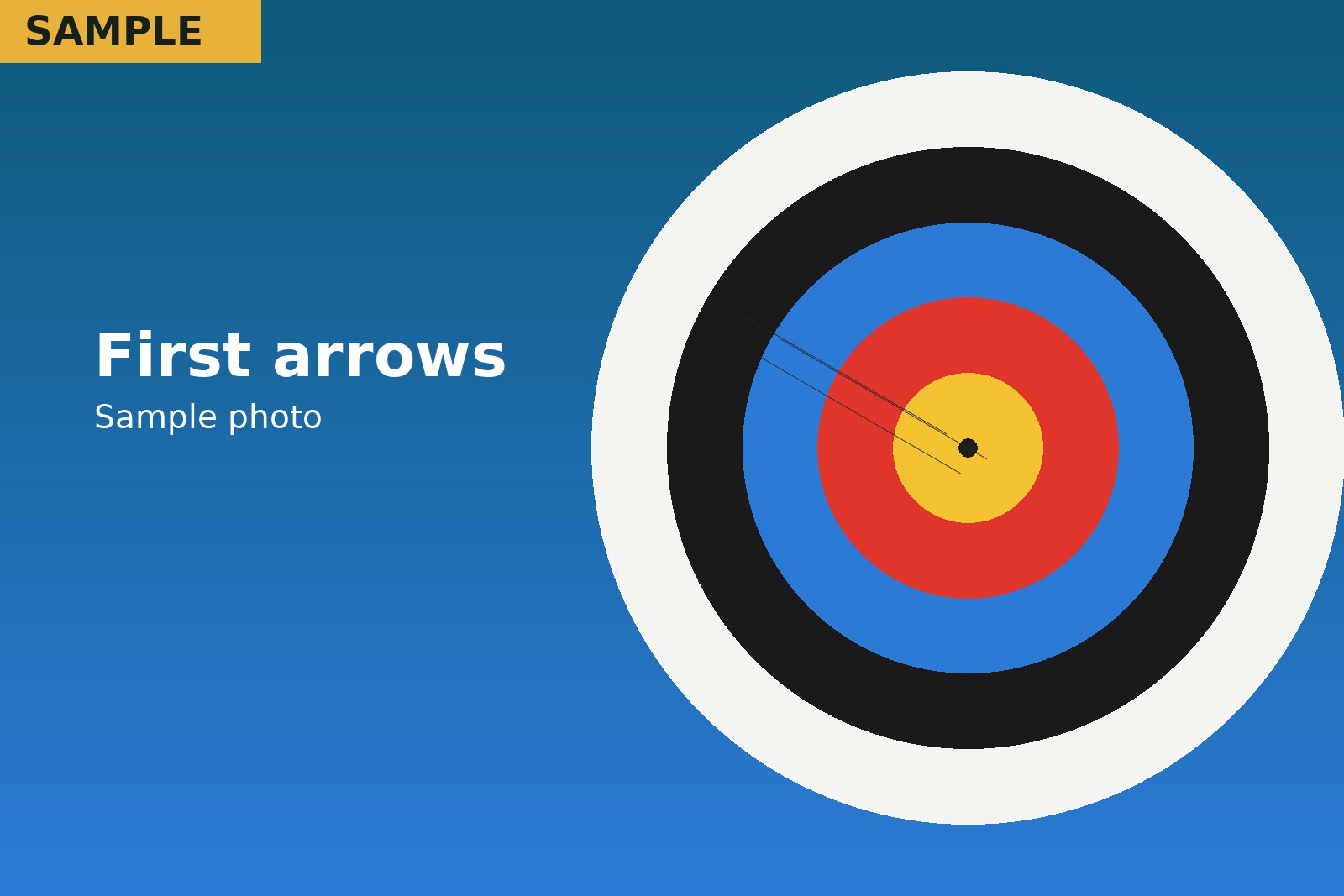 First arrows (sample photo)