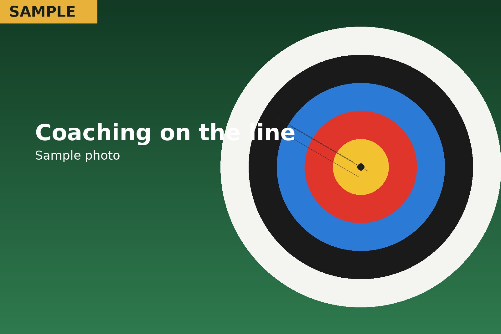 Coaching on the line (sample photo)